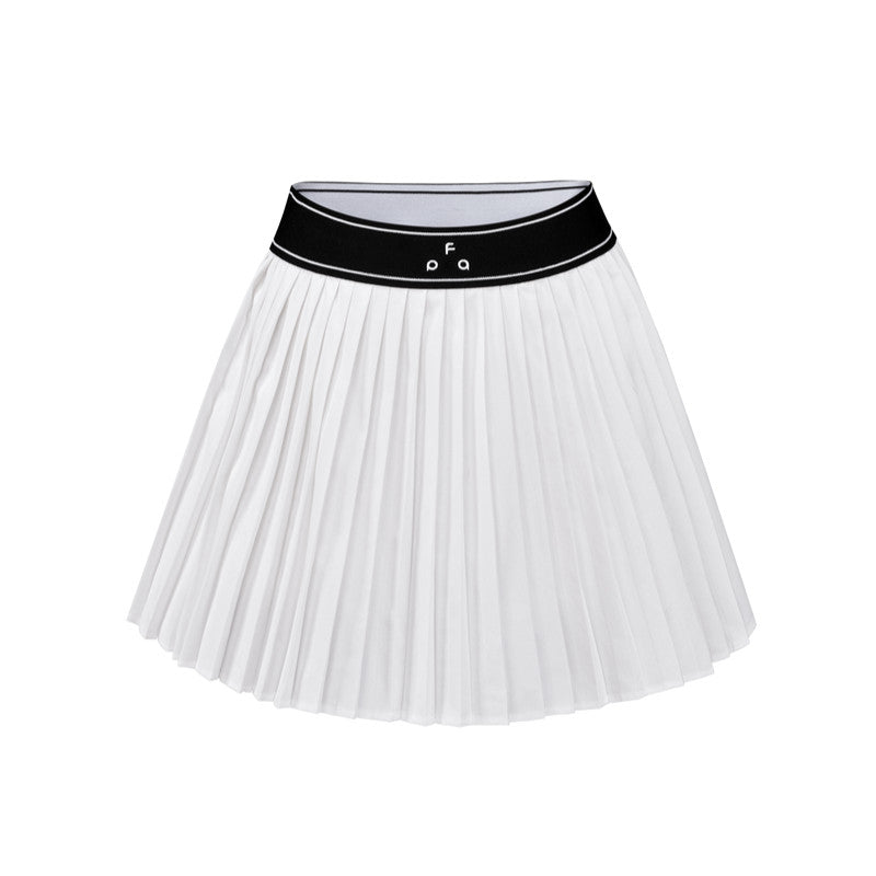 FPA Sorona Wrinkle-Resistant Quick-Dry Pleated Tennis Skirt Summer Webbing Casual Outdoor Fitness Running Sports Skirt for Women