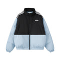 FPA Contrast Webbing Stand Collar Cotton Padded Coat 2023 New Winter Chinese Street Style Loose Fit Thickened Puffer Jacket