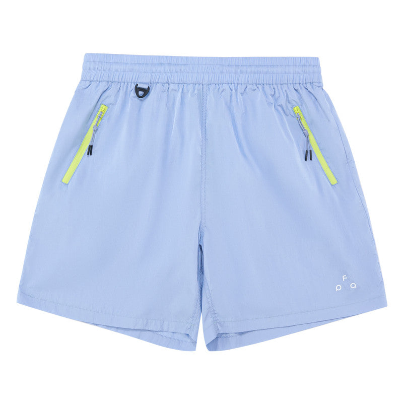 FPA Outdoor Sun-Protection Contrast-Color Zip Print Shorts Summer Niche Design Loose Running Fitness Sports Pants