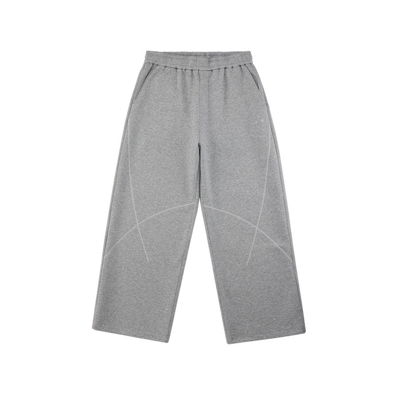 FPA Sport Air Layer Curved Sweatpants - Spring Loose Straight Wide-Leg Unisex Casual Long Pants for Men