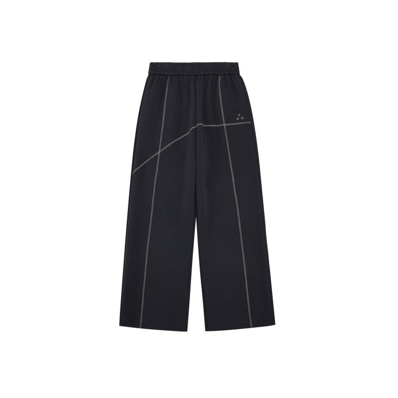 FPA Thermostatic Anti-Pilling Air Layer Space Cotton Sweatpants Straight-Leg Loose High-Design Casual Pants for Men