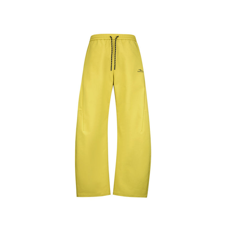 FPA Water-Repellent Outdoor Curved-Leg Pants – Chinese Streetwear Trendy Loose Drawstring Wide-Leg Casual Long Pants for Men