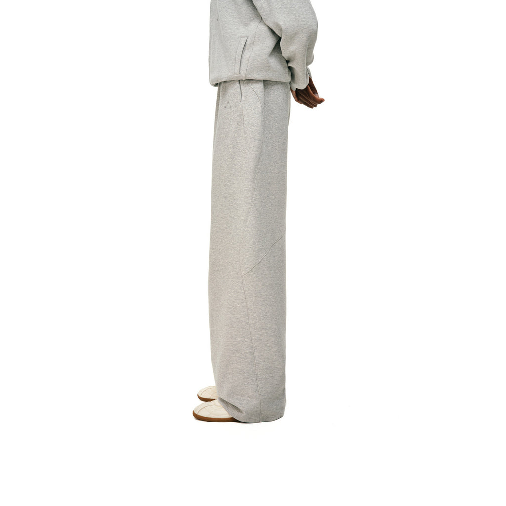 FPA Double-Sided Cotton Yarn Antibacterial Warm Sweatpants - Spring/Autumn Straight-Leg Unisex Casual Lounge Pants