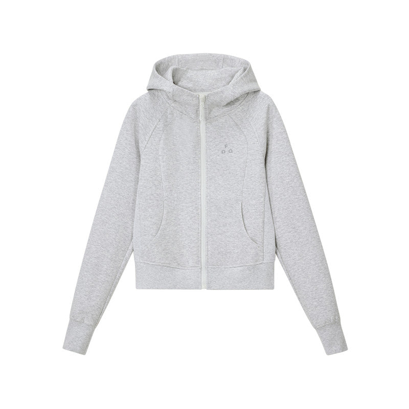 FPA Hooded Zip-Up Sweatshirt 2026 New Spring/Autumn Casual Open-Front Hoodie for Women