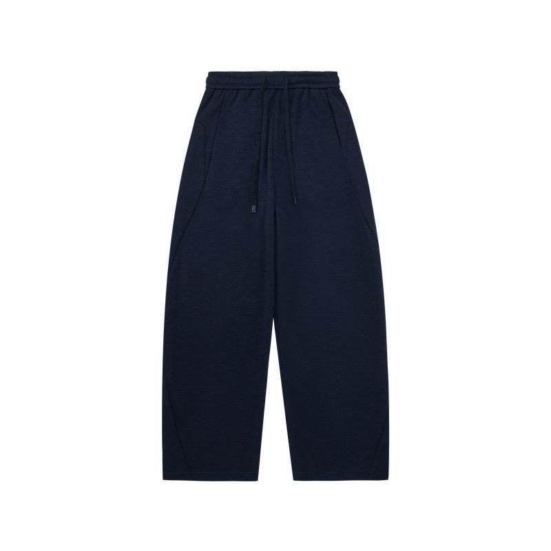 FPA Slub Cotton Terry Sweatpants – Moisture-Wicking, Relaxed Straight-Leg Casual Pants for Spring & Fall