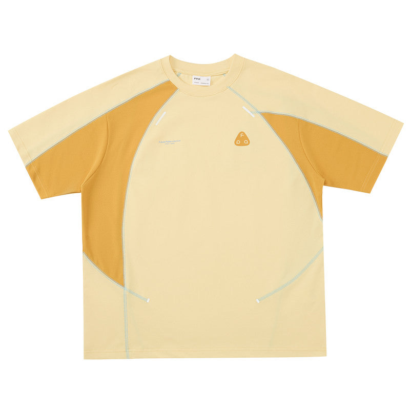 FPA Quick-Dry Cool-Touch 7A Antibacterial Sports Short Sleeve T-Shirt – Chinese Streetwear Trend for Summer Outdoor Loose Patchwork Couple Tee