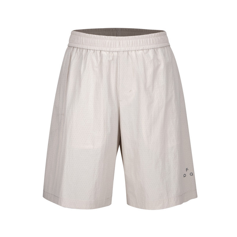 FPA Outdoor Wind Tunnel Breathable Ice-Feel Lightweight Soft Stretch Sports 5-Inch Shorts, Summer Quick-Dry Basic Shorts for Men