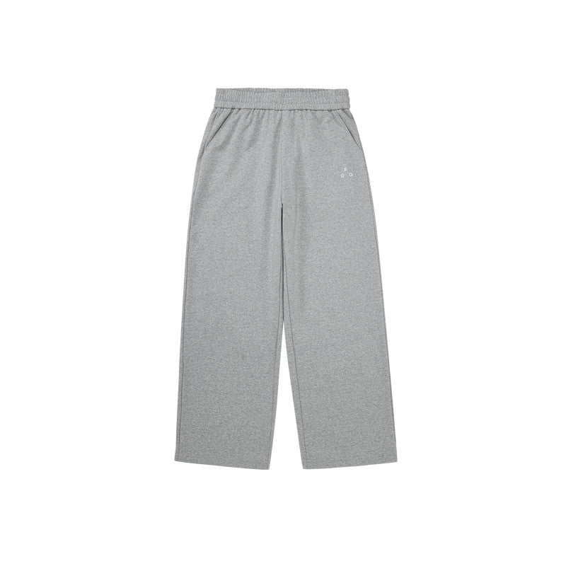 FPA Heavyweight Terry Cloth Warm Lounge Pants – Straight Leg, Relaxed Fit, Unisex Casual Black Sweatpants for Men