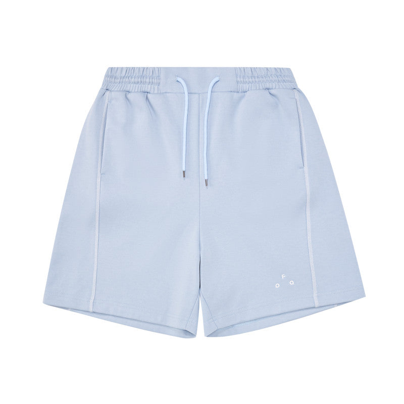 FPA Hasso Line Knitted Sports Shorts Summer Straight Loose Couple Streetwear Trendy Five-Point Shorts for Men