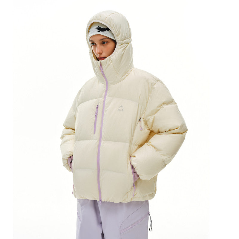 FPA Metal Grid Quilted Down Jacket 2026 New Color-Block Premium Design Thick Warm Down Coat for Men