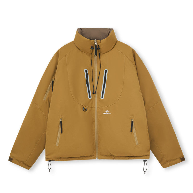 FPA Reversible Three-Proof Down Jacket – Chinese Streetwear Windproof Winter Thickened Couple Down Coat