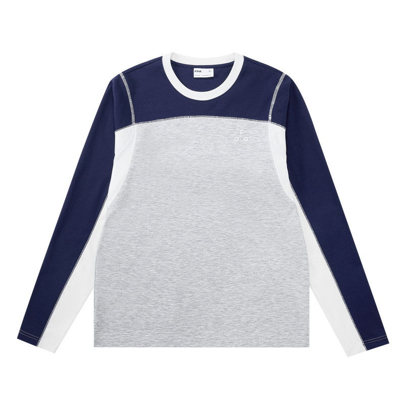 FPA Quick-Dry 7A Antibacterial Anti-Dust Mite Long-Sleeve Sports Tee, Chinese Street Style, Loose Fit, Crew Neck, Casual Unisex Couple T-Shirt