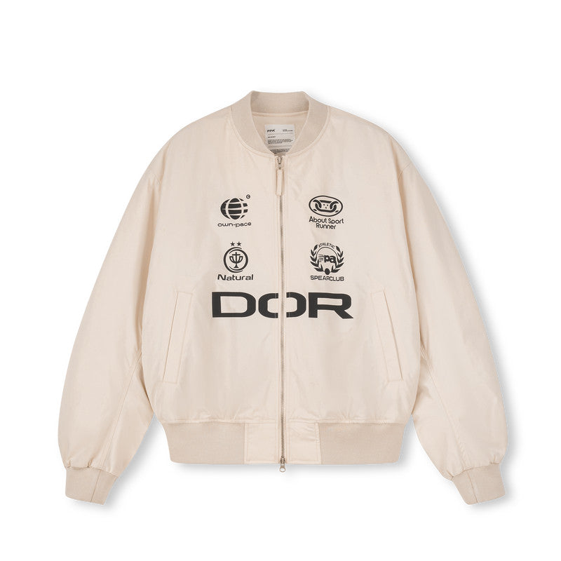FPA Football Logo Bomber Jacket 2026 New Fall/Winter Loose-Fit Short Retro Chinese Streetwear Coat for Men