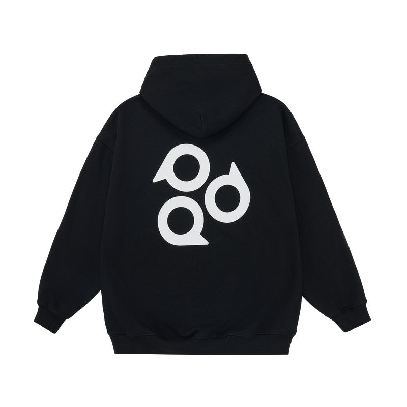 FPA Warm Fleece Hooded Sweatshirt – Chinese Streetwear, Loose-Fit, Heavyweight, Couple's Fall Hoodie for Men