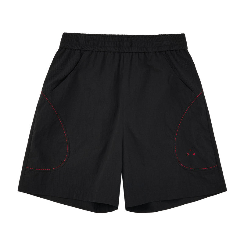FPA Cotton-Blend Breathable Casual Shorts 2026 New Summer Straight-Leg Unisex Contrast Color Sports 5-Inch Shorts