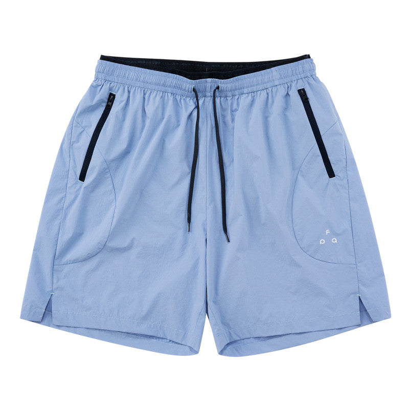FPA Color-Block Athletic Shorts with Curved Training Design – Lightweight Outdoor Fitness Shorts for Couples, Summer Casual Pants for Men