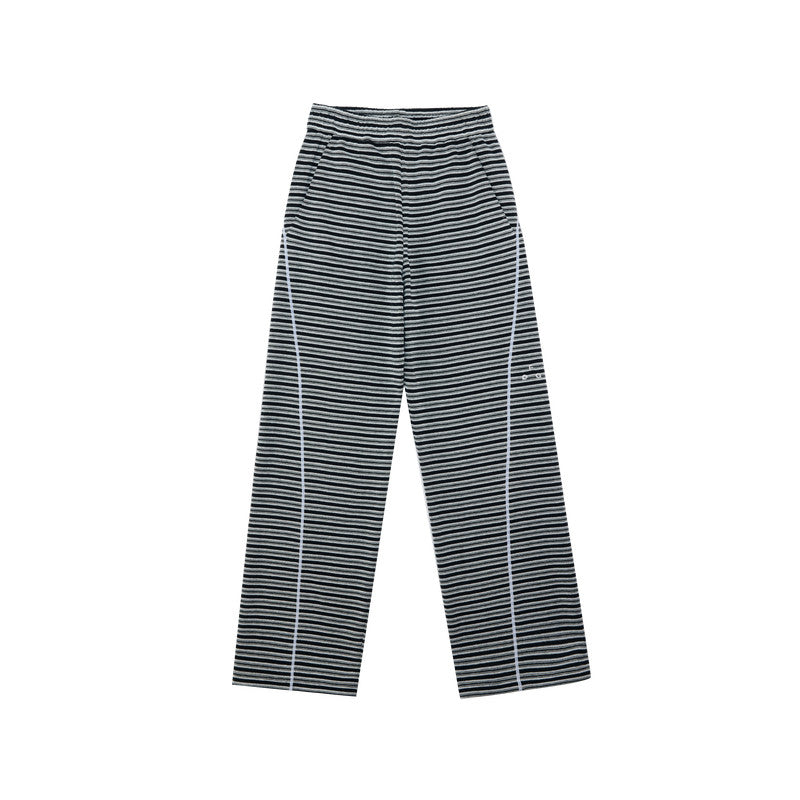 FPA Outdoor Relaxed Striped Pants – Loose Straight-Leg Retro Contrast Color Casual Trousers for Spring/Autumn