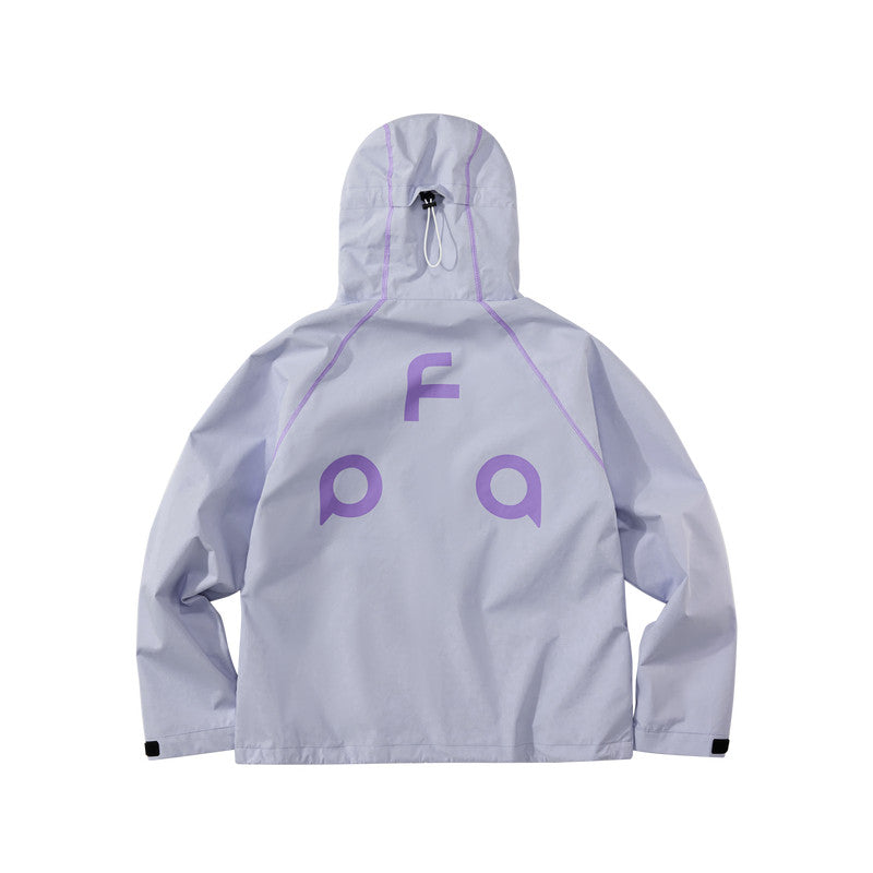 FPA Water-Repellent Hasselblad Color-Block Shell Jacket – Spring Windbreaker for Outdoor Sports, Unisex Couple Coat
