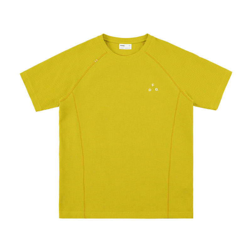 FPA Sports Hassel Waffle Short Sleeve Basic Casual Couple Crew Neck Chinese Style Summer Outdoor Quick-Dry T-Shirt for Men