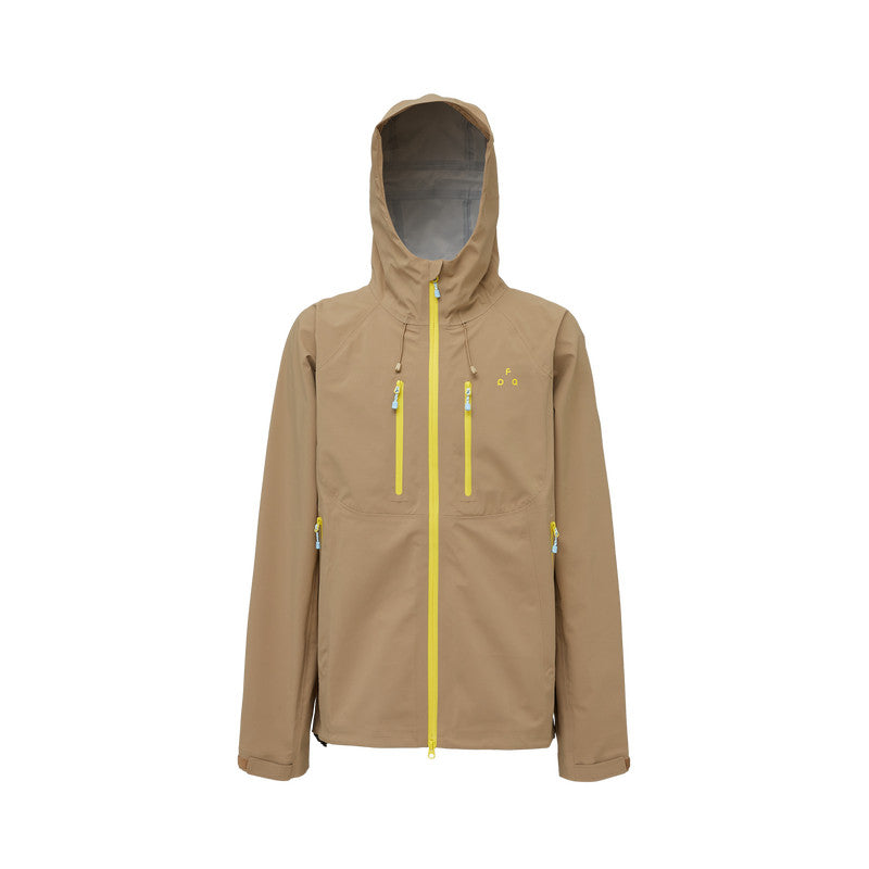 FPA Double-Zip Fully Taped Seams Rain Shield Jacket Outdoor Sports Three-Proof Mountaineering Clothes Coat