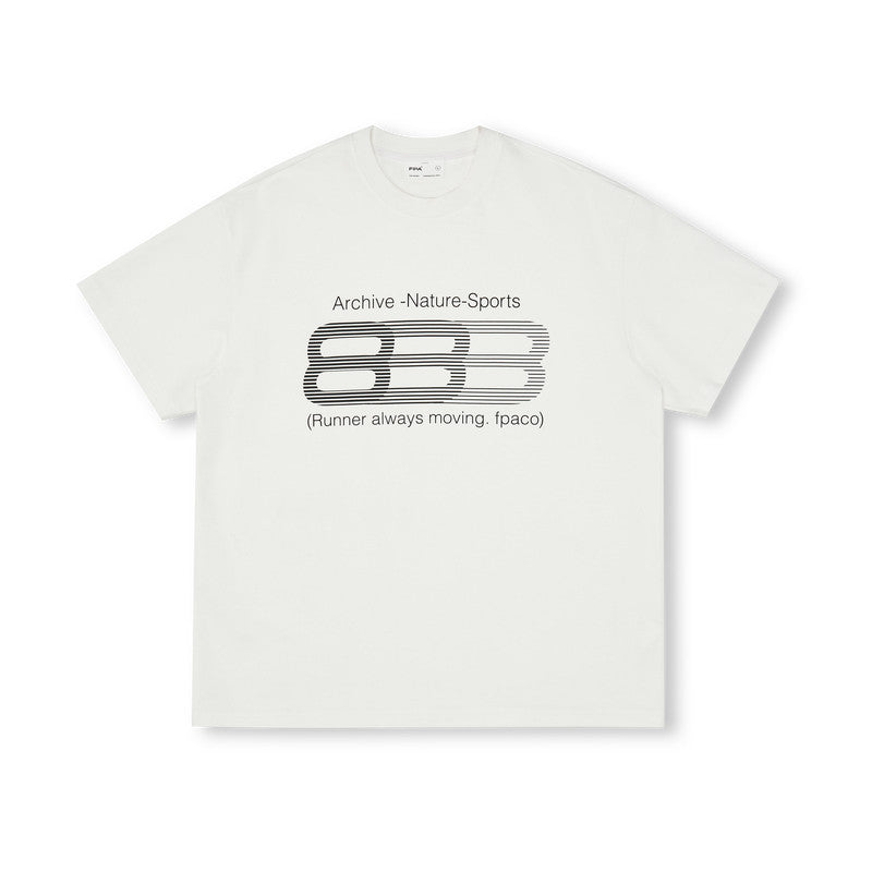 FPA Ice-Skin Cool-Touch Long-Staple Cotton Graphic Short Sleeve T-Shirt – Chinese Streetwear Trendy Loose Round Neck Casual Couple Tee