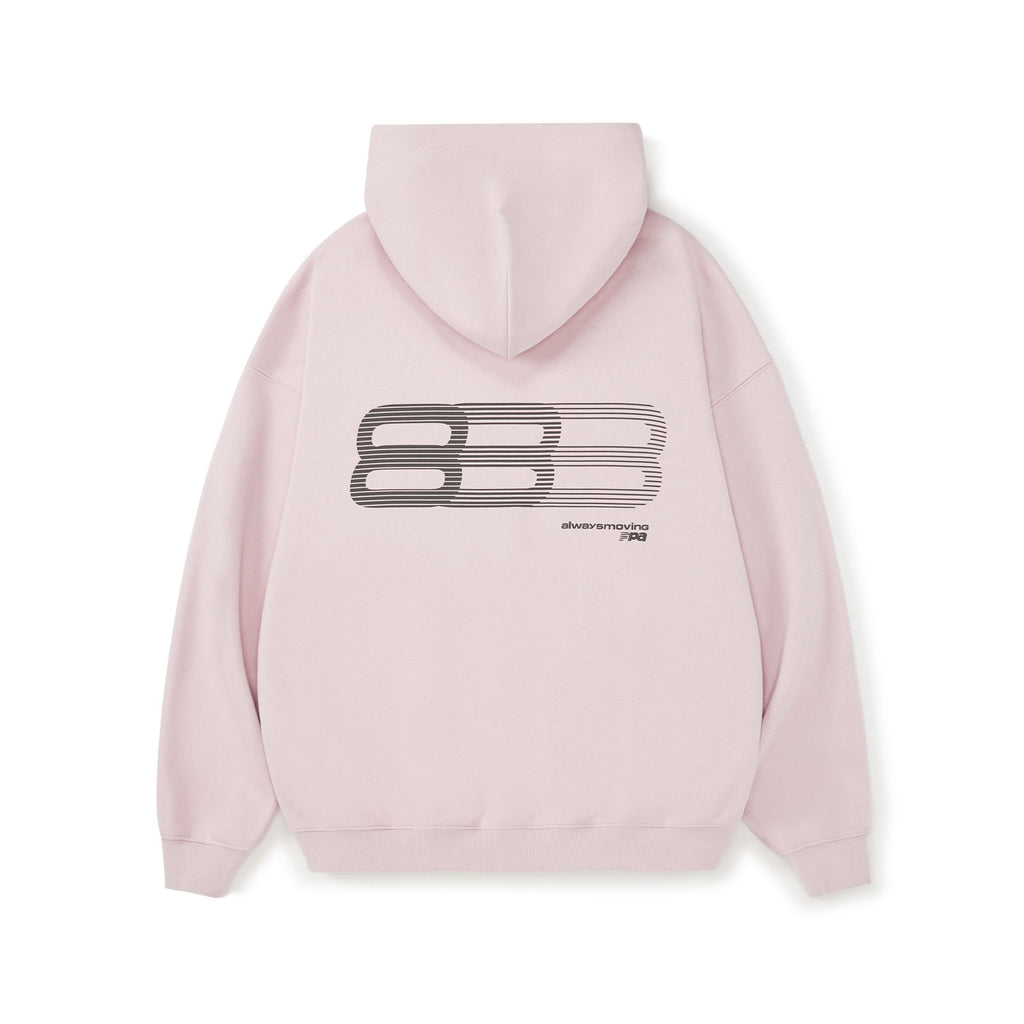 FPA Gradient Track Graphic Hoodie - Spring Casual Loose Fit Heavyweight Couple Style Streetwear Hooded Sweatshirt