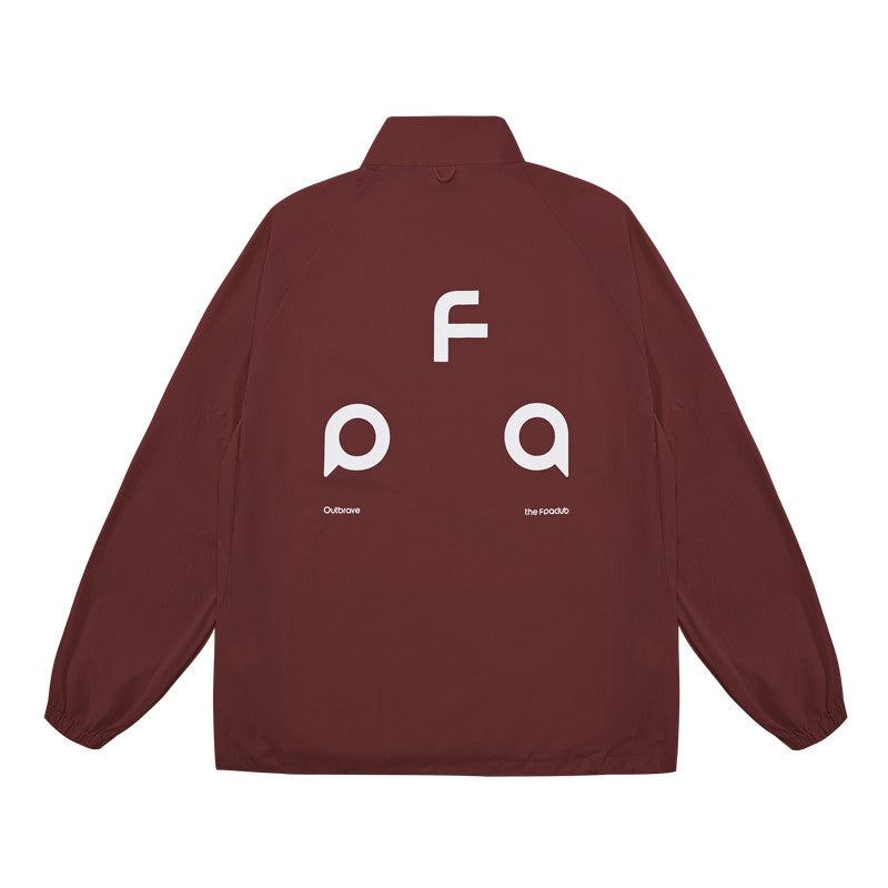 FPA Triangle Logo Half-Zip Half-Collar Jacket Spring/Autumn Outdoor Sports Lightweight Casual Couple Jacket