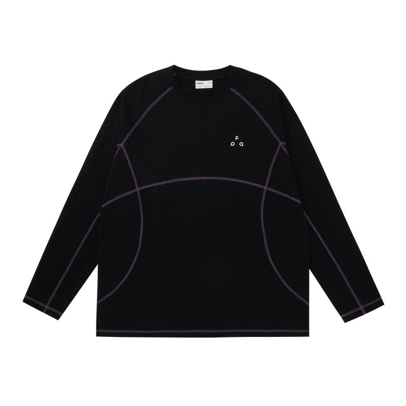FPA Quick-Dry Sports Outdoor Long Sleeve T-Shirt, Spring/Autumn, Chinese Trend Design, Loose Round Neck, Couple Style