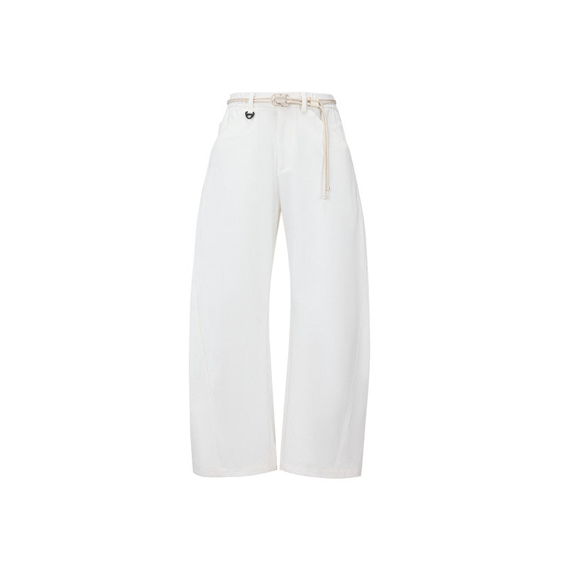 FPA Outdoor Sports Moisture-Wicking Four-Way Stretch Curved Blade Trousers 2026 New Loose Wide-Leg Black Casual Pants