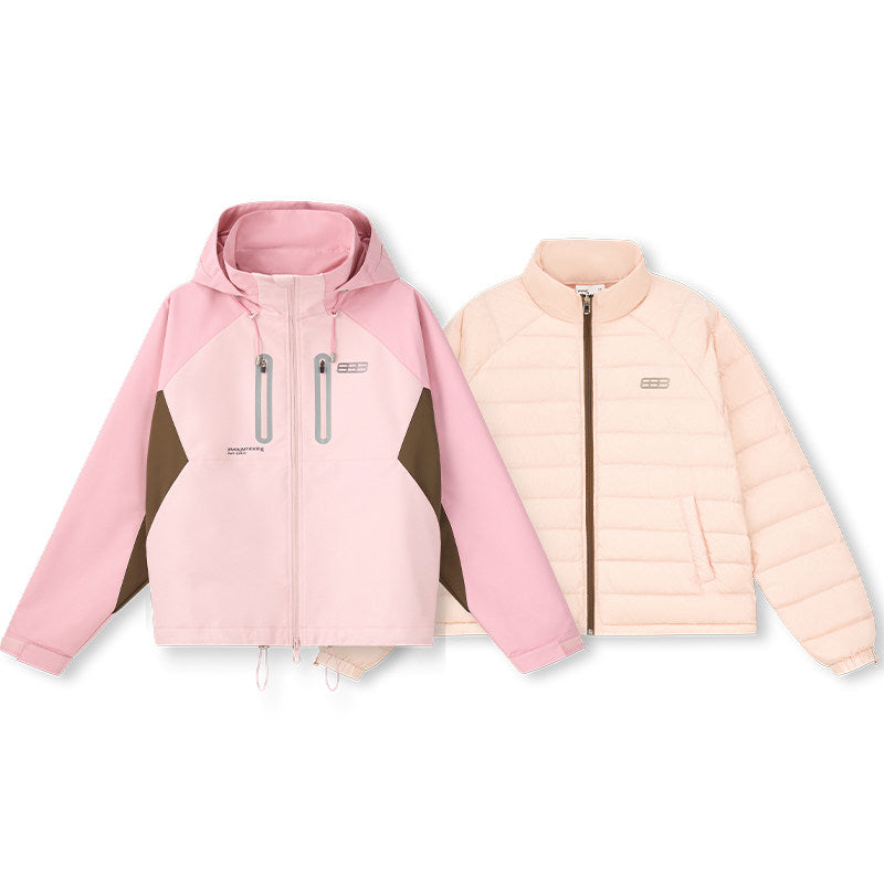 FPA Cocoon 3-in-1 Shell Jacket with Down Liner – Autumn/Winter National-Chic Three-Proof Mountaineering Coat
