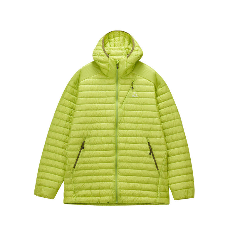 FPA 800FP 95% White Duck Down Ultra-Fine Quilted Outdoor Down Jacket for Men with Hood