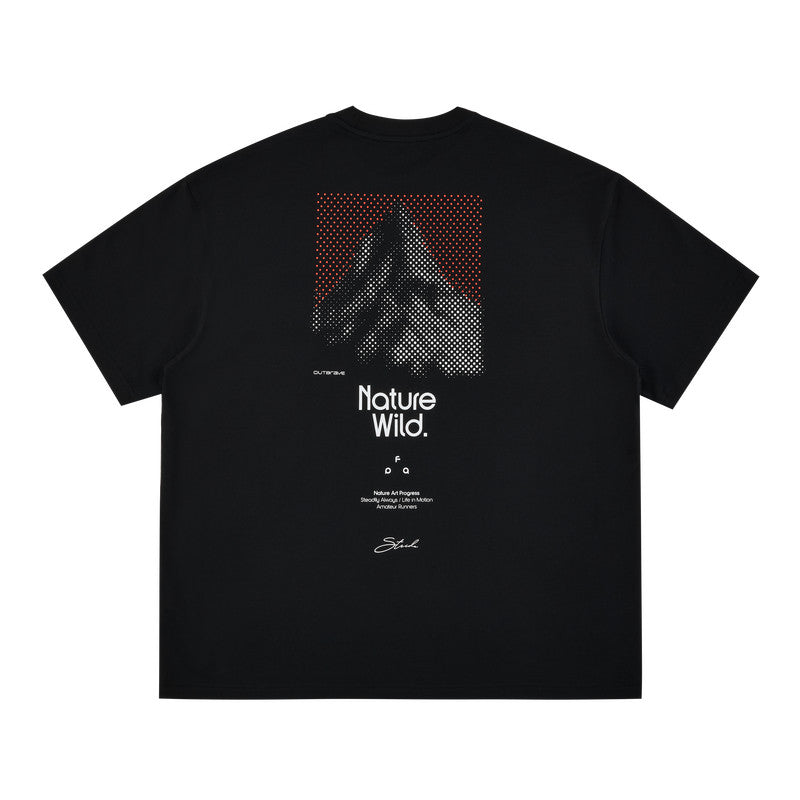 FPA Polka Dot Mountain COOLMAX Short Sleeve Summer Outdoor Sports Crew Neck Casual Couple T-Shirt
