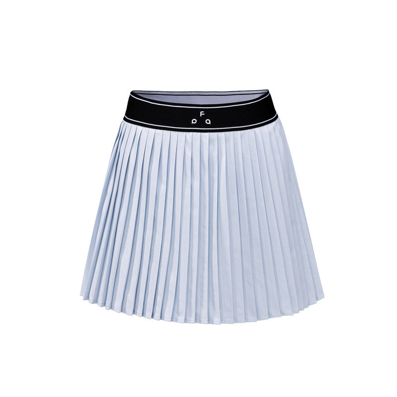 FPA Sorona Wrinkle-Resistant Quick-Dry Pleated Tennis Skirt Summer Webbing Casual Outdoor Fitness Running Sports Skirt for Women