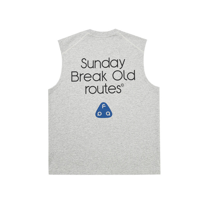 FPA Quick-Dry Cool-Touch 7A Antibacterial Anti-Dust Mite Sports Vest 2026 Summer New Loose Fit Sleeveless Gym T-Shirt