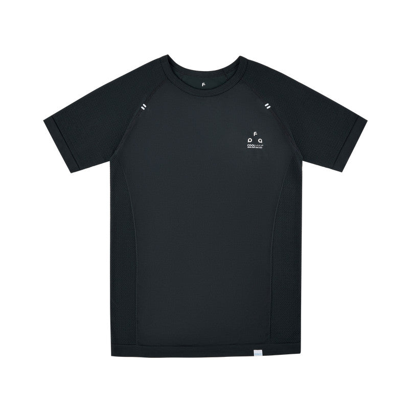 FPA Seamless Knit Sports Coolmax Short Sleeve T-Shirt for Men - Summer Outdoor Breathable, Advanced Design, Fitted