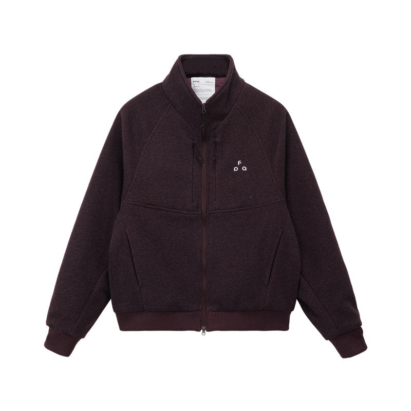 FPA Wool-Blend Thermal Lined Outdoor Double-Zip Jacket – Autumn/Winter Stand Collar Unisex