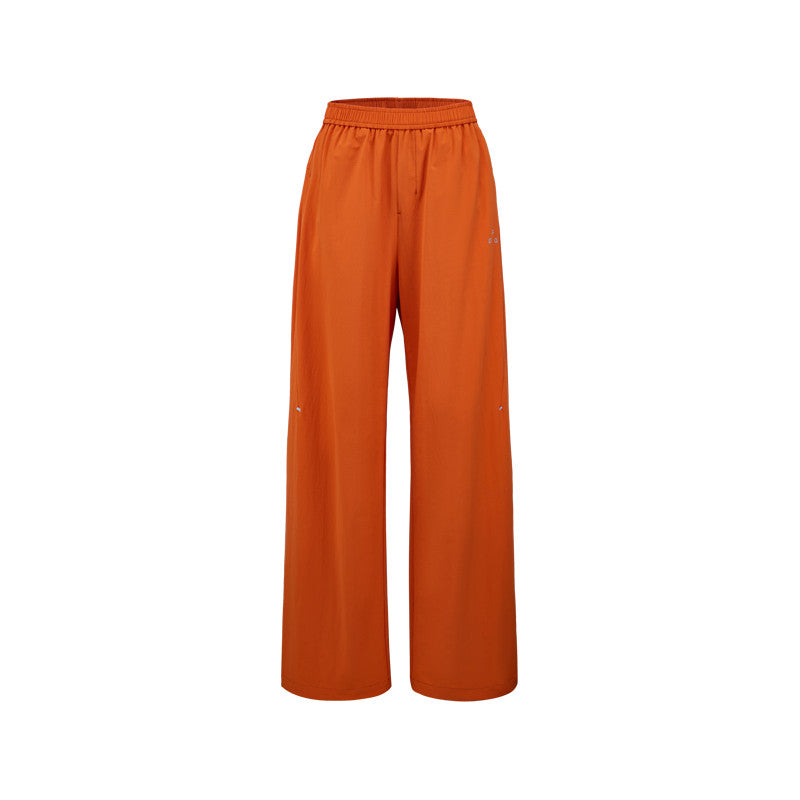 FPA Outdoor Sports Ice-Feel Wool Sun-Protection Fitness Four-Way Stretch Long Pants Summer Hiking Straight-Leg Casual Pants for Men