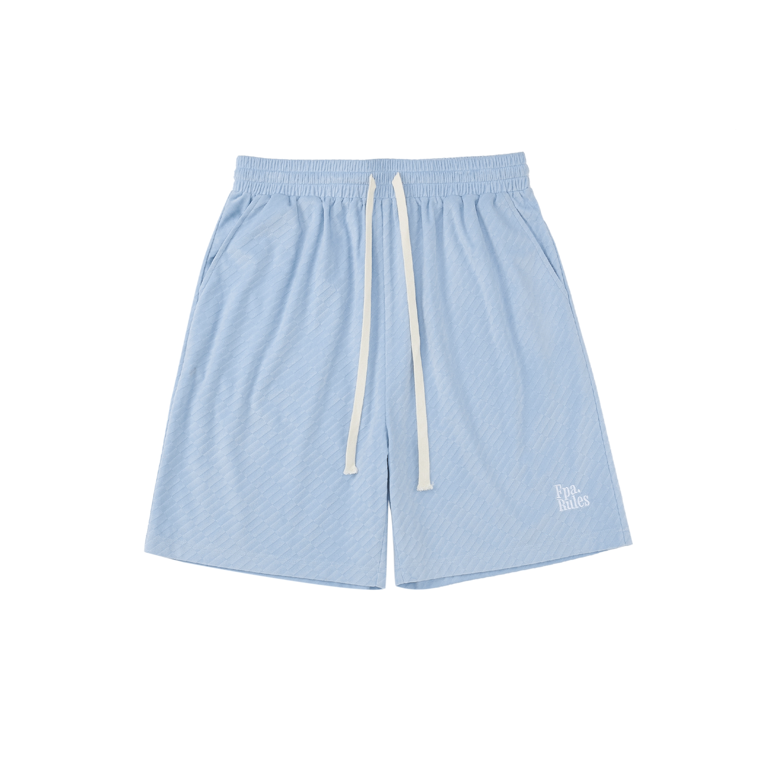 FPA Brushed Twill Textured Embroidered Shorts Summer Chinese Street Style Loose Casual Straight-Leg Mid-Length Shorts