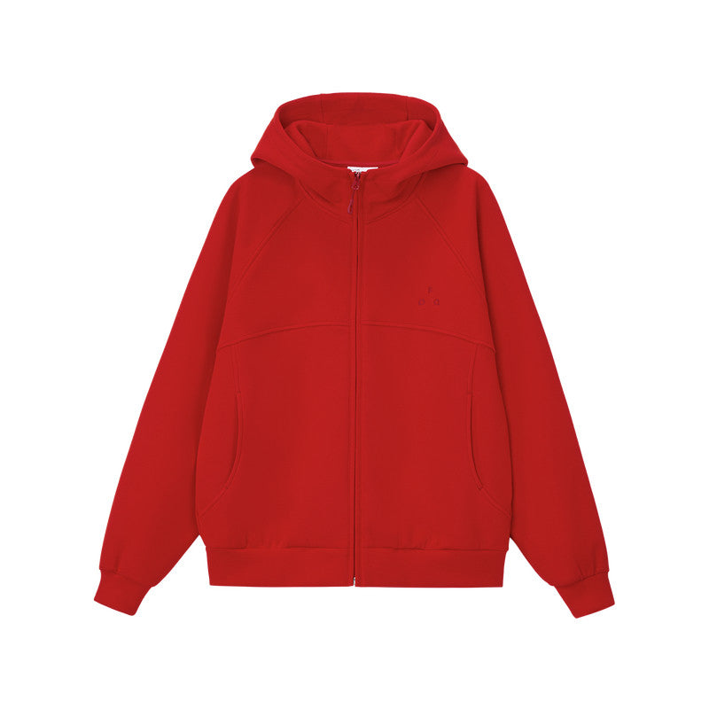 FPA Windproof Collar Basic Logo Cardigan Hoodie – Spring Outdoor Sports Couple Jacket Hooded Sweatshirt for Men