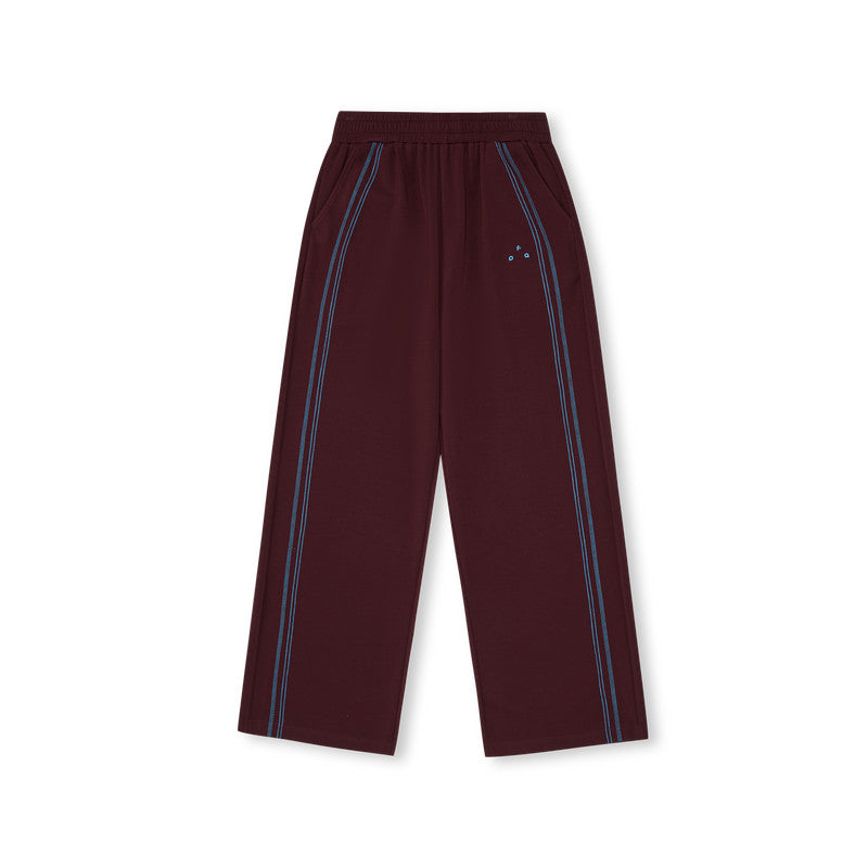 FPA Sport Skin-Friendly Air Layer Contrast Color Pants – Chinese Streetwear Trendy Loose Retro Unisex Straight-Leg Casual Pants