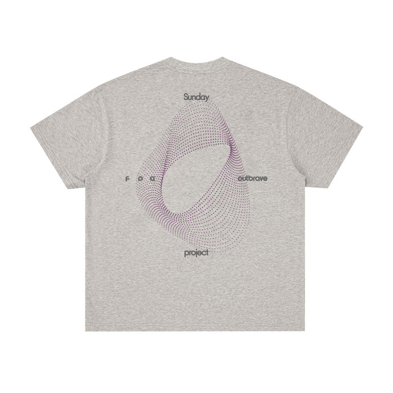 FPA Sports Cooling Ice-Feel Short Sleeve T-Shirt 2026 New Summer Couple Design Trendy Print Loose Chinese Streetwear Tee