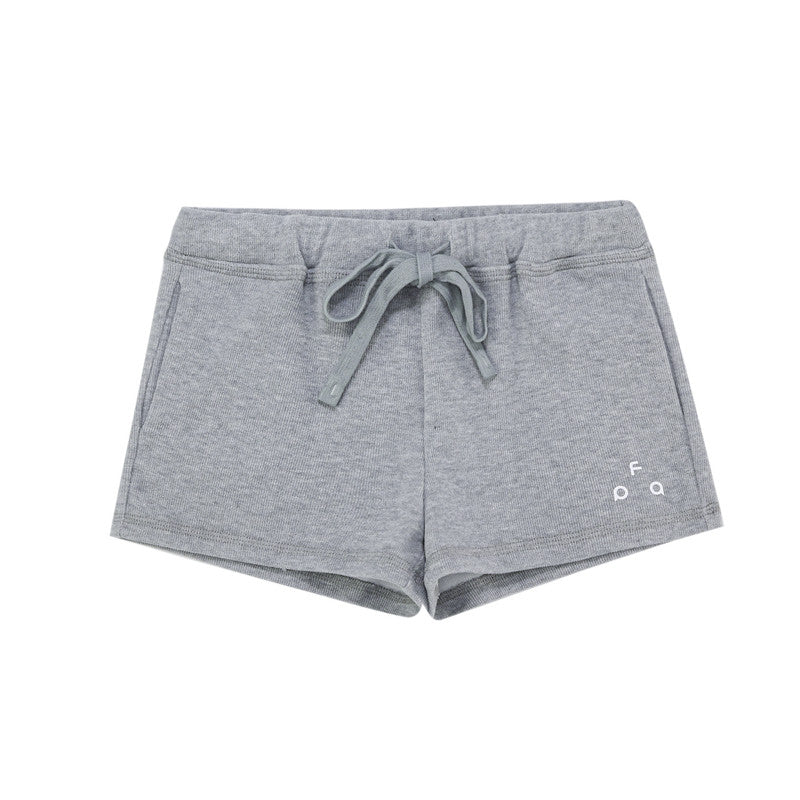 FPA Women's Athletic Drawstring Shorts - Basic Logo Outdoor Running Fitness Breathable Summer Casual Pants