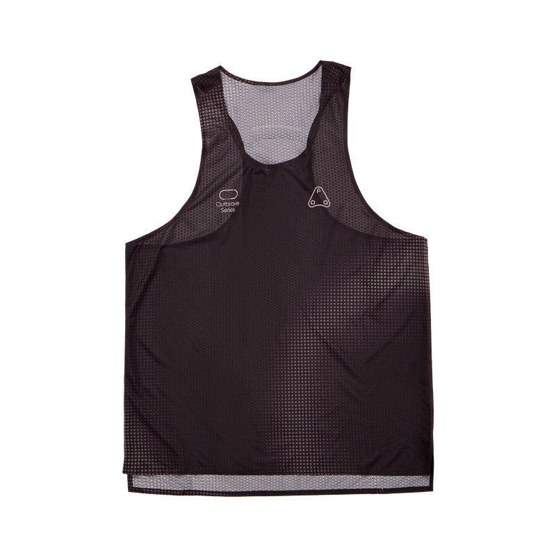 FPA Mesh Panel 3M Reflective Sports Vest Printed Tank Top for Outdoor Fitness, Basketball, Running