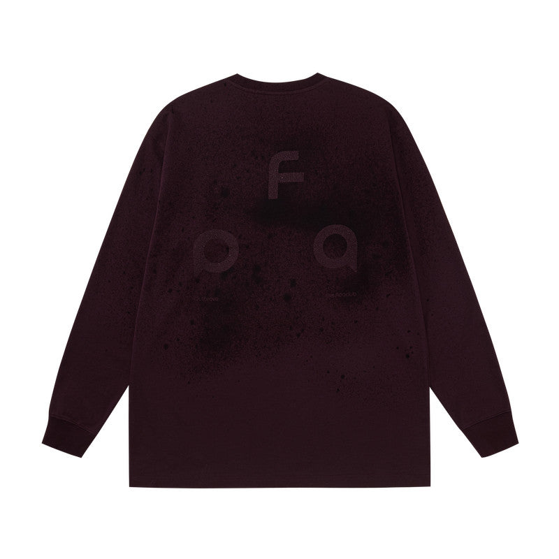 FPA Water-Activated Smart Moisture-Wicking Long-Sleeve Tee – Chinese Streetwear, Outdoor Round Neck, Relaxed Fit
