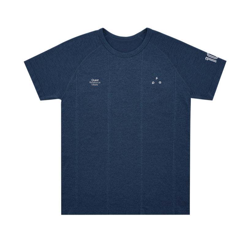 FPA Football Capsule Series Knit Texture Panel Soccer Short Sleeve T-Shirt for Men – Summer Quick-Dry Athletic Tee