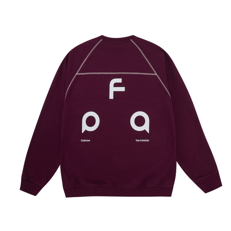 FPA Warm Fleece Crew Neck Sweatshirt – Spring/Autumn Heavyweight Couple's Casual Pullover Top for Men