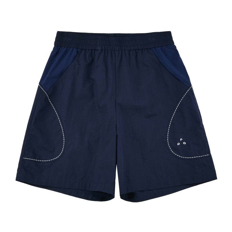 FPA Cotton-Blend Breathable Casual Shorts 2026 New Summer Straight-Leg Unisex Contrast Color Sports 5-Inch Shorts