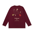 FPA Warm Fleece Long-Sleeve Casual T-Shirt for Couples, 2026 Fall New Arrival, Round Neck, Loose Fit, Outdoor Sports, Chinese Streetwear