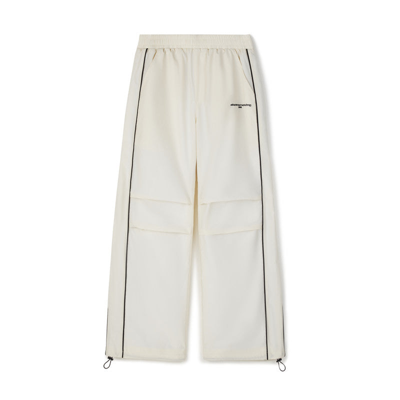 FPA Retro Athletic Woven Pants – Loose-Fit Straight-Leg Casual Trousers for Men, Spring/Fall, Streetwear Style
