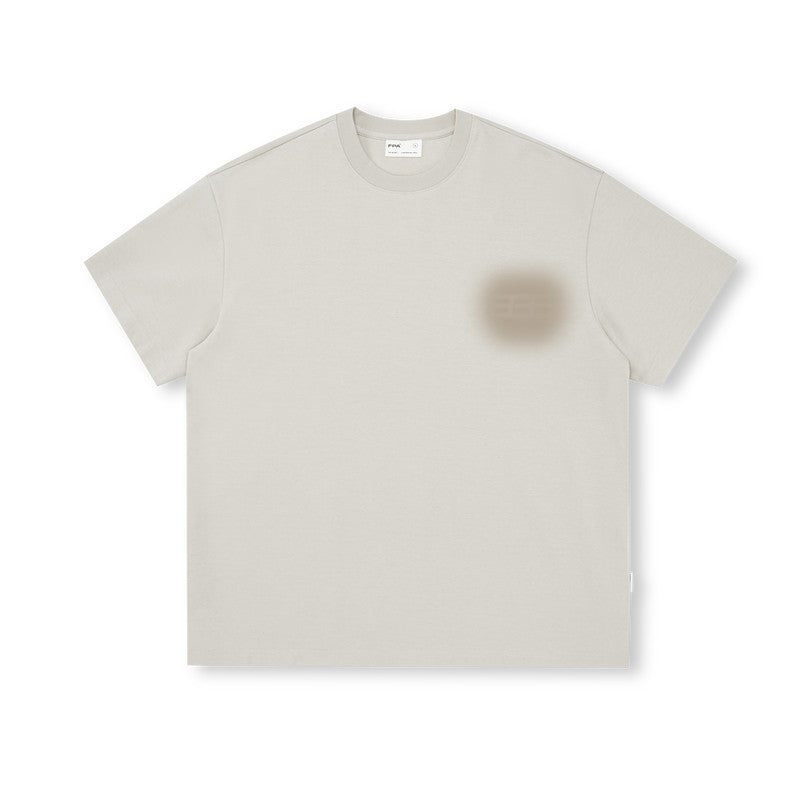 FPA Water-Reveal Logo Cool-Touch Long-Staple Cotton Sports Short Sleeve T-Shirt, Chinese Streetwear Design, Round Neck, Loose Fit